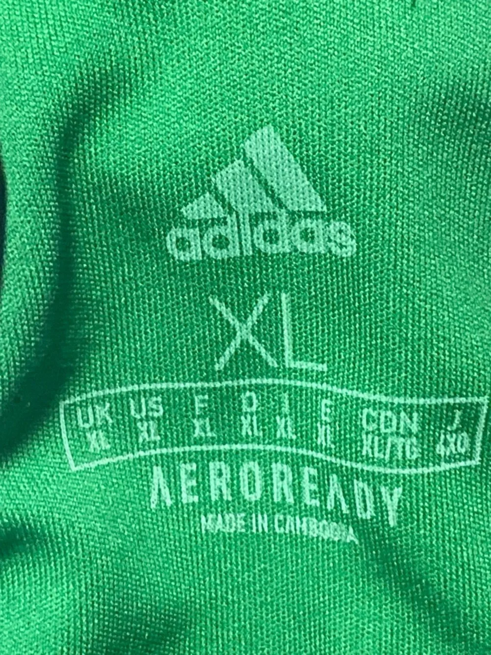Adidas Regista 20 Soccer Jersey NWT Men’s XL Green White SS Aeroready FI4559